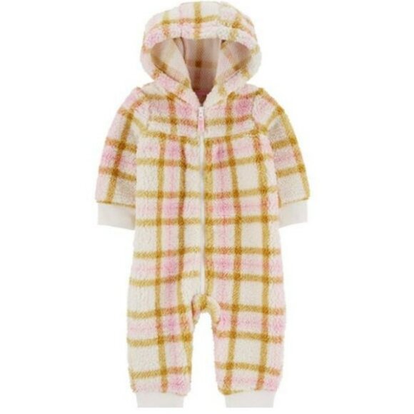 Carter's Other - NWT. CARTER'S Baby Girl Hooded Sherpa Coverall